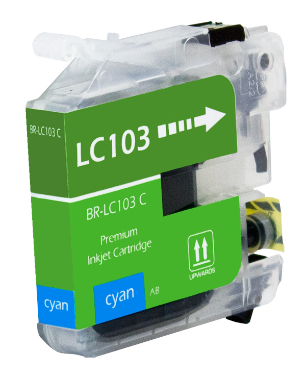 Compatible Brother LC103C , LC101C Cyan Inkjet Cartridge