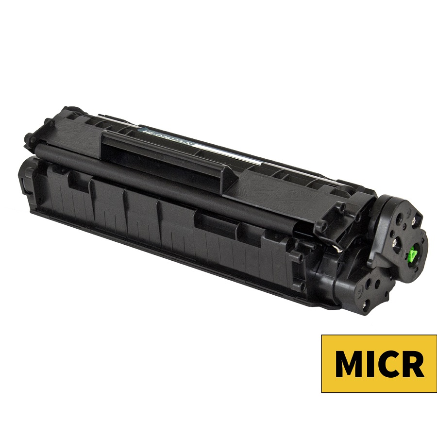 COMPATIBLE HEWLETT PACKARD 12A (Q2612A) MICR TONER CTG, BLACK, 2K YIELD