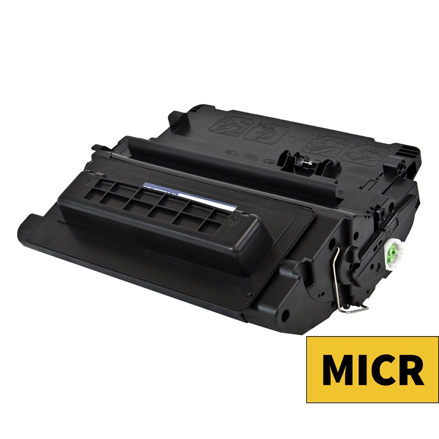 COMPATIBLE HP 90A (CE390A) MICR TONER CTG, BLACK, 10K YIELD