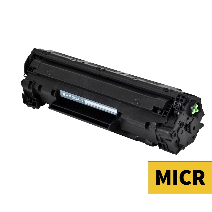 MICR COMPATIBLE HP 83A (CF283A) TONER CTG, BLACK, 1.5K YIELD