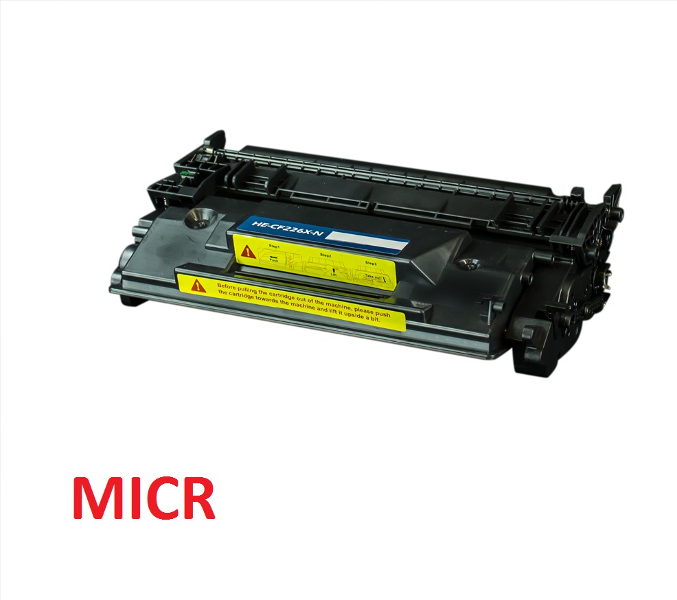 COMPATIBLE HEWLETT PACKARD 26X (CF226X) MICR TONER CTG, BLACK, 9K HIGH YIELD