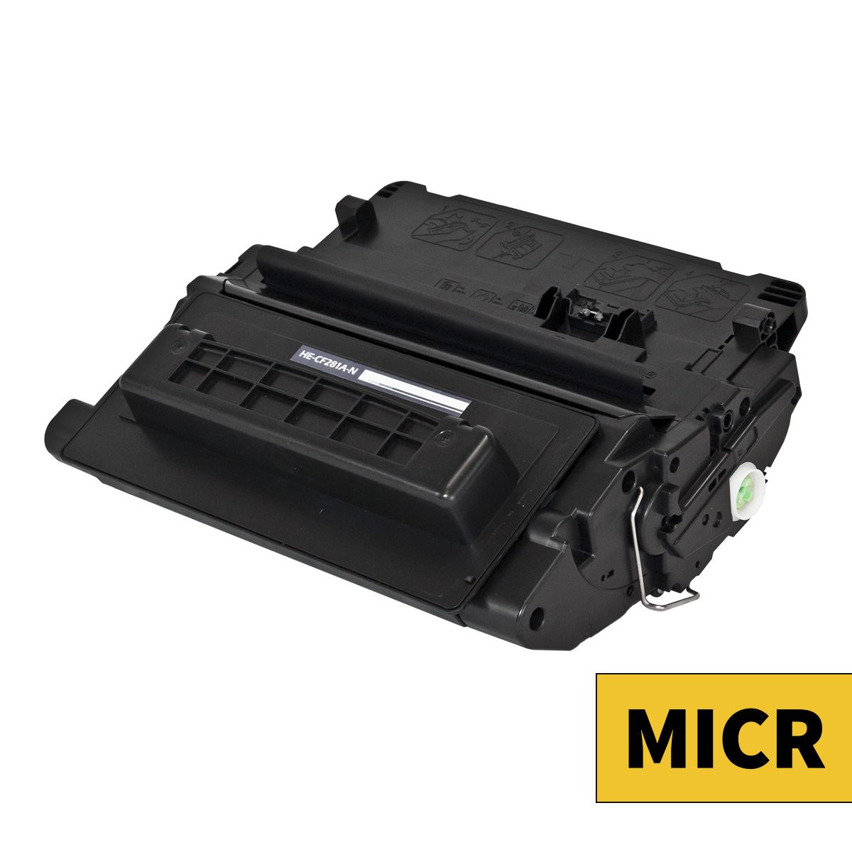 MICR COMPATIBLE HP 81A (CF281A) TONER CTG, BLACK, 10.5K YIELD