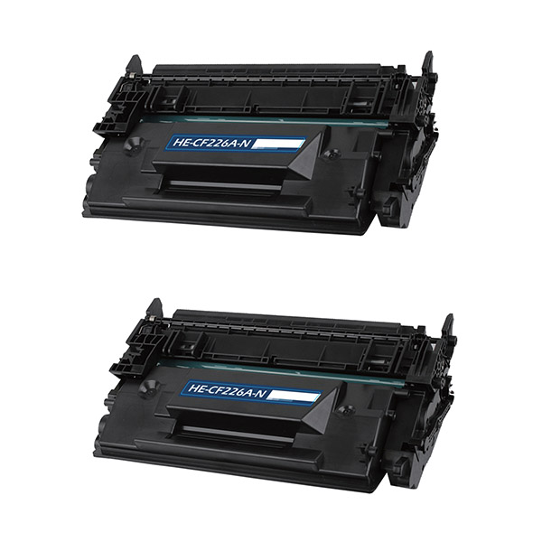 *2 PCS COMPATIBLE HP 26A (CF226A) TONER CTG, BLACK, 3.1K YIELD