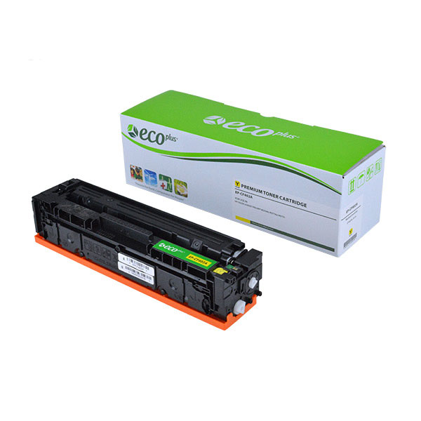 ECOPLUS HP 201A (CF402A) TONER CTG, YELLOW, 1.4K YIELD