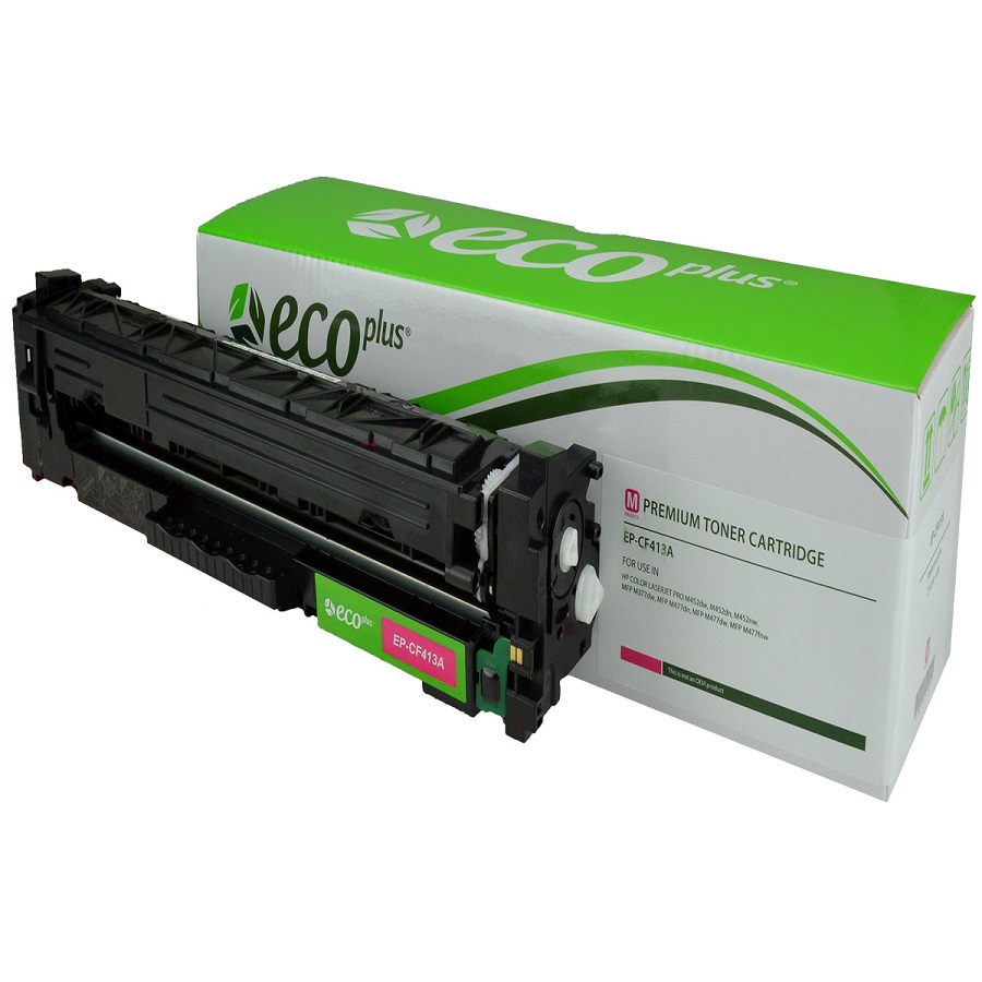 ECOPLUS HP 410A (CF413A) TONER CTG, MAGENTA, 2.3K YIELD