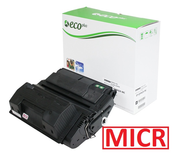 REMAN HP 42X, Q1339A, Q5945A MICR BLACK TONER CARTRIDGE, 20K YIELD